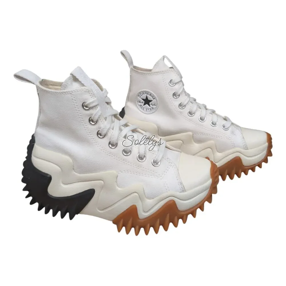 Converse Run Star Motion CX Platform High Top White Gum Unisex Sneaker Womens 5